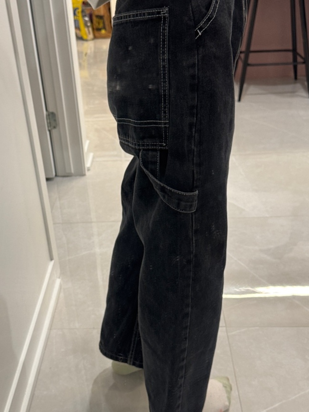 Black Women’s Relaxed Carpenter Jeans